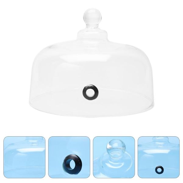 

wall stickers 1 pc simple cooking glass cover bread cake food snack (transparent )