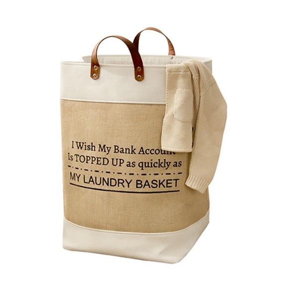 

laundry storage & organization large waterproof collapsible basket dirty clothes hamper printed foldable bin sundries sorter