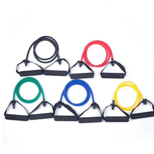 

120cm yoga pull rope resistance bands fitness gum elastic equipment rubber expander workout exercise training band