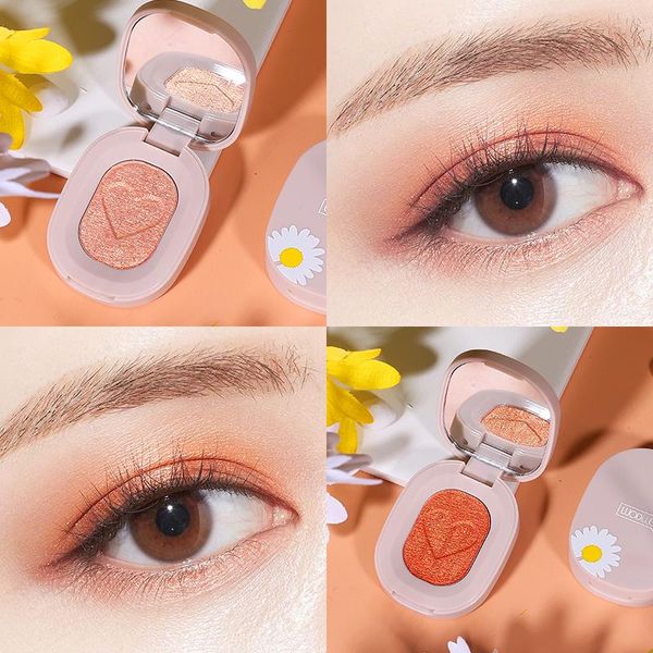 

eye shadow 1 pc 10 colors monochrome glitter eyeshadow waterproof and sweat-proof shining easy to carry palette cosmetic tslm1