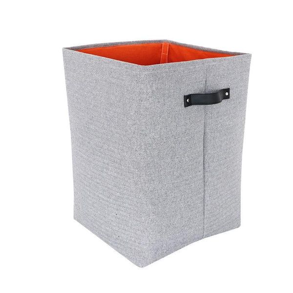 

laundry bags foldable cotton linen square hamper storage basket
