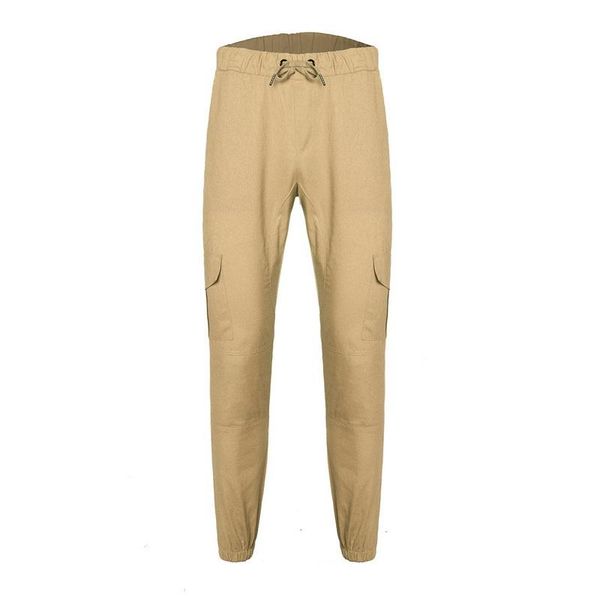 

men's pants cysincos 2021 men hip hop joggers fashion basic solid elastic waist trousers casual pockets mens sweatpants, Black