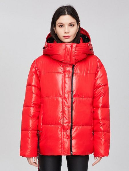 

gasman zipper front tape detail puffer winter coat q2af#, Black
