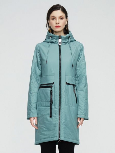 

gasman zip pocket drawstring hooded longline puffer coat u7be#, Black