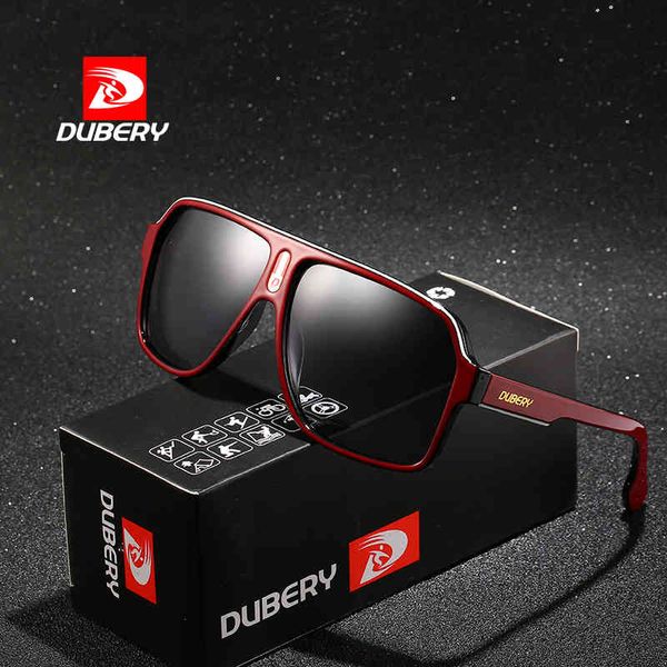 

dubery vintage sunglasses polarised men sunglasses for men space driving black glasses eyeglasses men 7 colors model 103, Silver