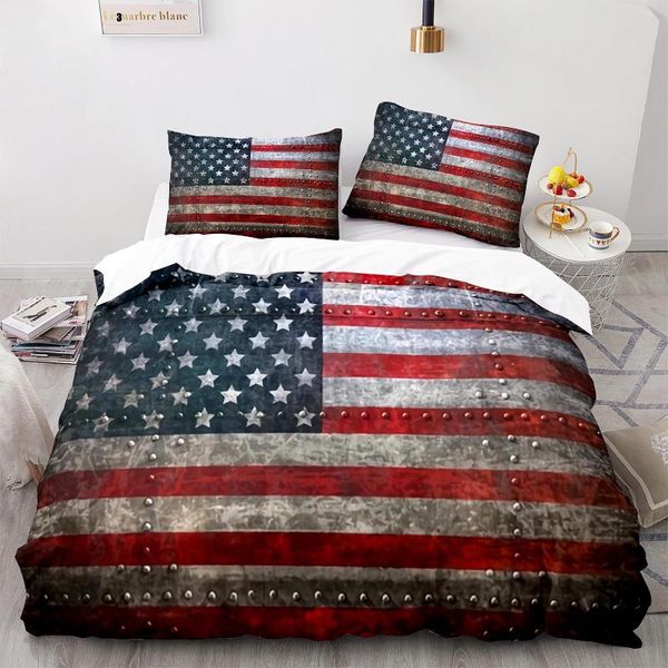 

bedding sets usa flag set single twin full  king size united states bed american children's kid bedroom duvetcover 07