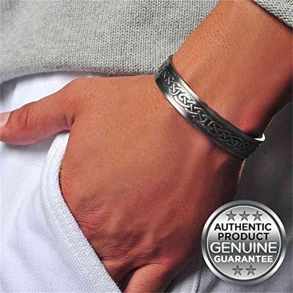 

viking nordic pattern versatile fashion bracelet men's accessories, Black