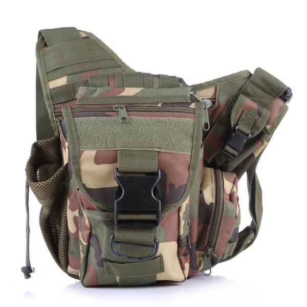 

brand camouflage oxford fabric fan bag waterproof shoulder waist outdoor bags
