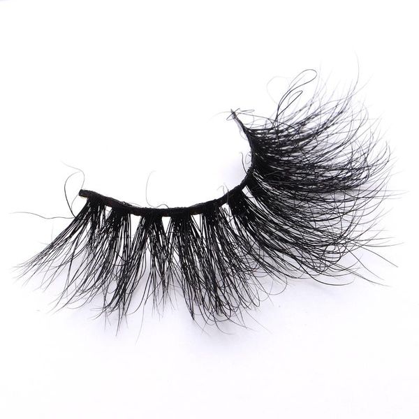 

false eyelashes 25mm mink lashes long wholesale makeup messy fluffy dramatic
