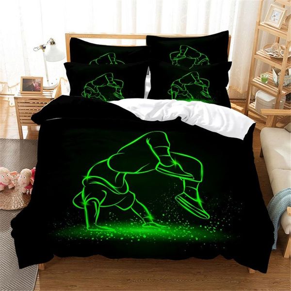 

bedding sets 3d dancer set  duvet cover bed cotton bedroom