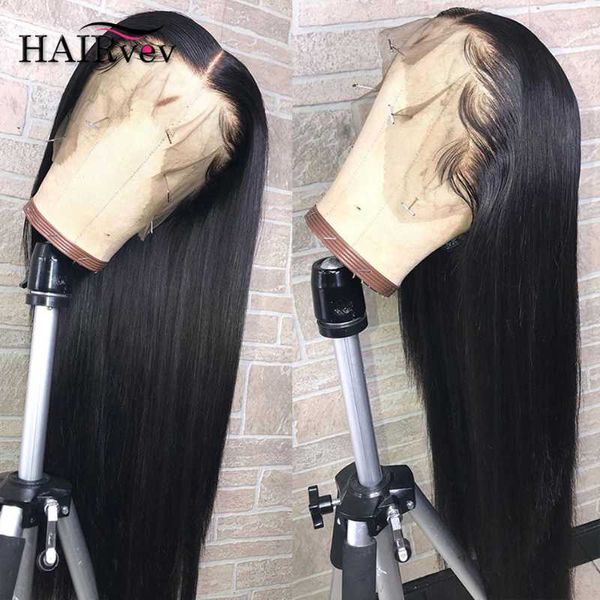 

lace wigs straight 13x4 front human hair 1b black remy brazilian pre plucked frontal for women, Black;brown