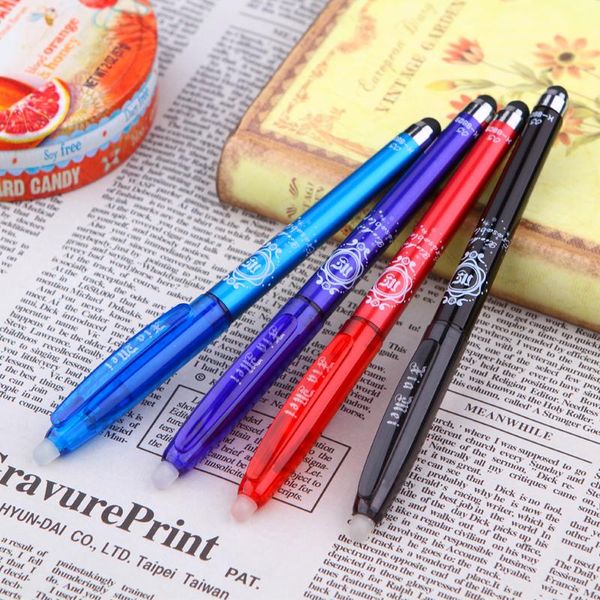 

gel pens 1 pcs erasable pen student plastic 0.5mm office stationery touchscreen 2 use