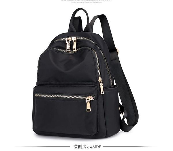 

backpack v0013 - leisure multi-function trend solid color large capacity