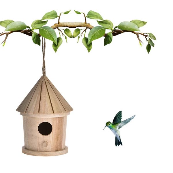 

bird house nest outdoor hanging home decoration gardening #w0 cages