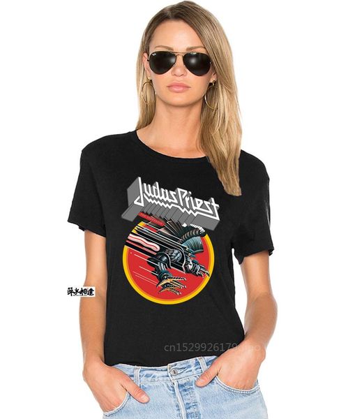 

men's t-shirts judas priest screaming for vengeance yellow black t shirt 100%cotton sizes s-3xl 2xl 16xl tee, White;black