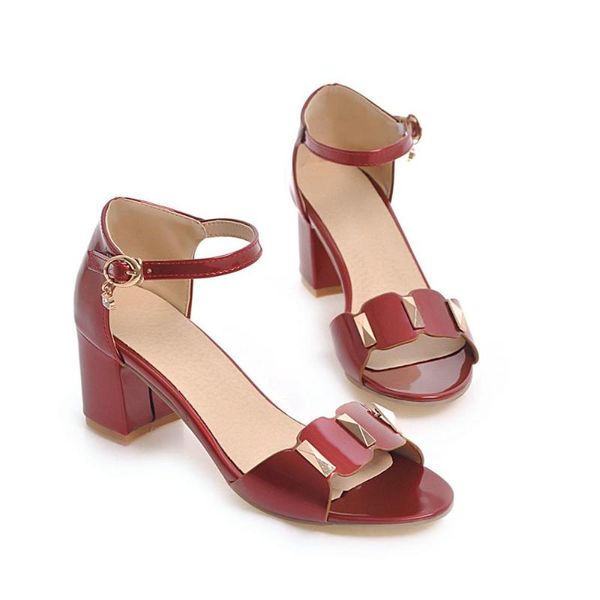 

big size 31-43 summer women solid cover heel sandals 3 colors, Black