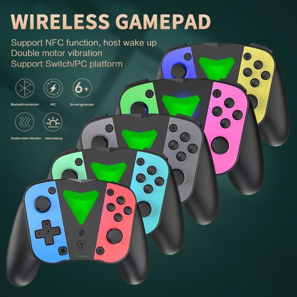 

game controllers & joysticks for switch ns pro full function controller bluetooth wireless gamepads with nfc axis vibration lite gamepad