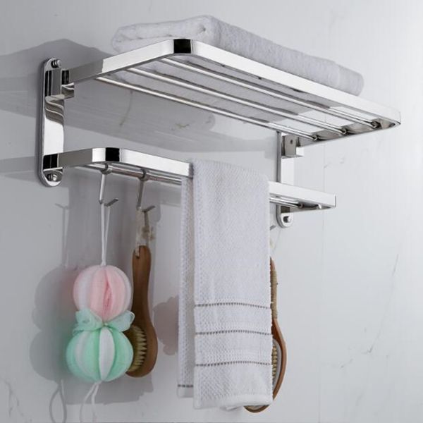 

bathroom shelves floldable towel rack total 304 sus hanger holder wall mountedtowel rail bar x0mo