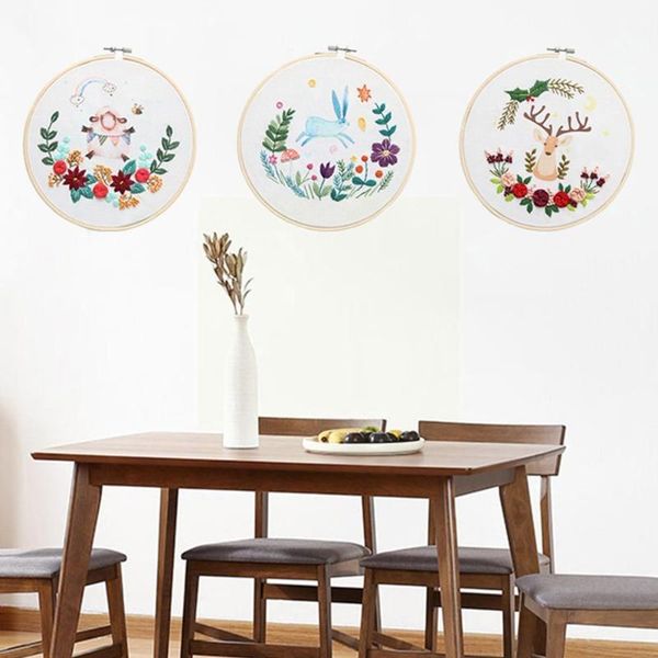 

other arts and crafts cartoon animal embroidery kit needlework tools beginners practice craft diy art sewing home decoration stitch set e9b1