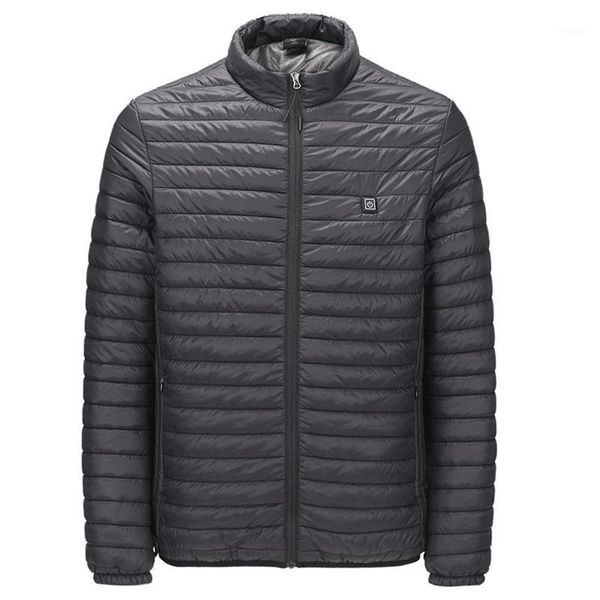 

men's jackets plus size men jacket women heated coat winter usb charging electric warm thick outdoor streetwear, Black;brown