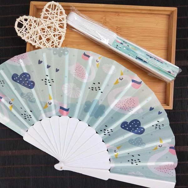

other home decor cartoon small folding hand fan children student portable female mini plastic chinese