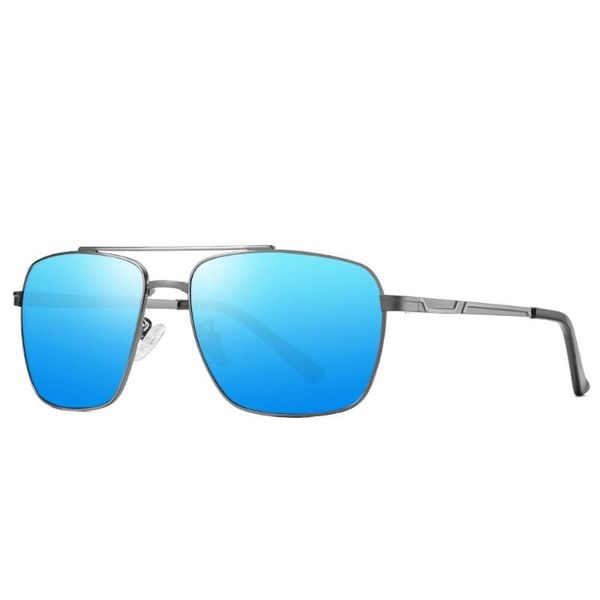 

sunglasses men's polarized brand designer pilot male metal frame sun glasses driving goggles for men uv400 square, White;black