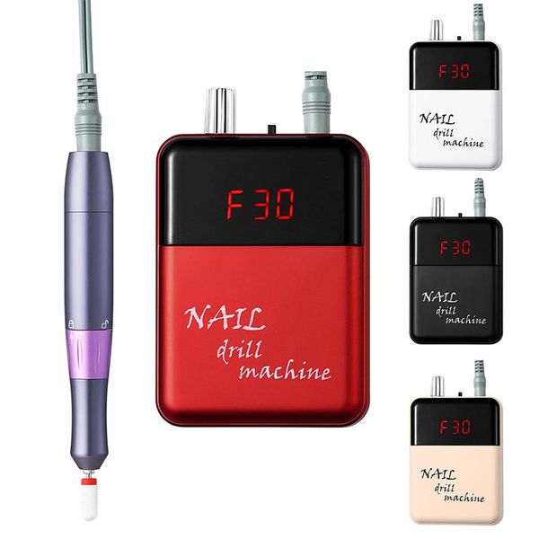 

nail drill & accessories machine rechargeable file set for manicure professional electric polisher with lcd display