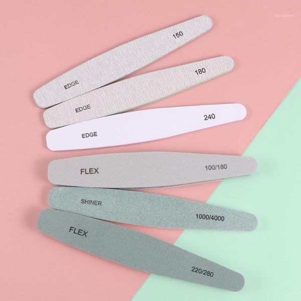 

6pcs nail files professional buffer double side polishing bars manicure tools1
