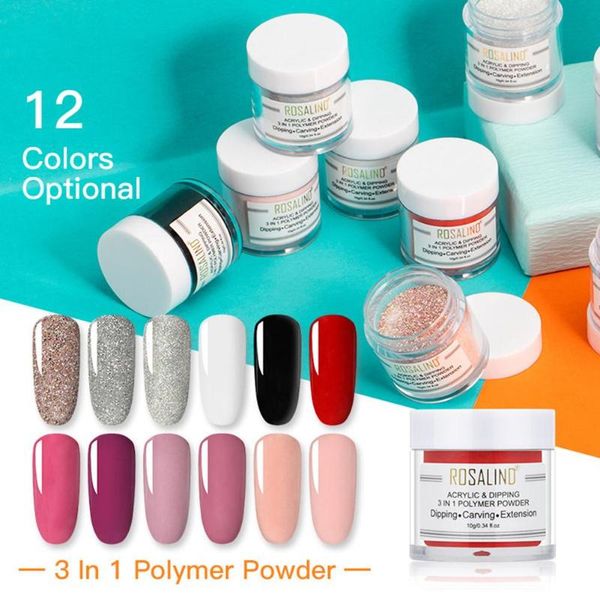 

nail glitter dipping powder kit dip acrylic set art for daily nails care base coat activator, Silver;gold