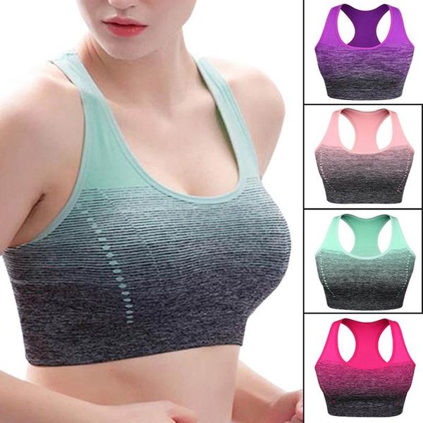 

sports bra women yoga wireless padded underwear cycling fitness workout gym bras female running sportswear outfit