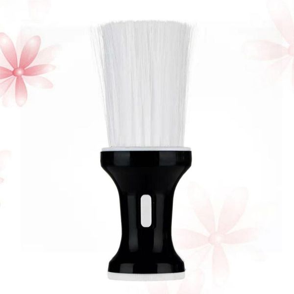 

hair brushes 1pc barber brush hairdressing flat shape salon tools for fiber black (black + white), Silver