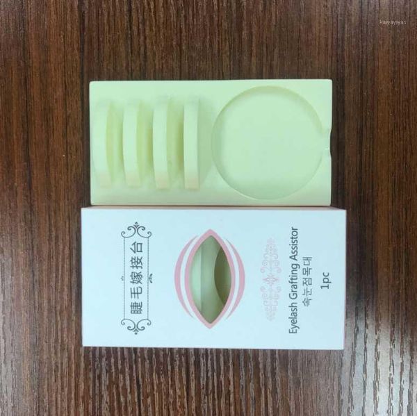 

200pcs individual eyelash extension pallet false eyelashes adhesive glue holder1