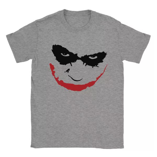

joker face mens t-shirt - batman cool the joker present gift birthday, White;black