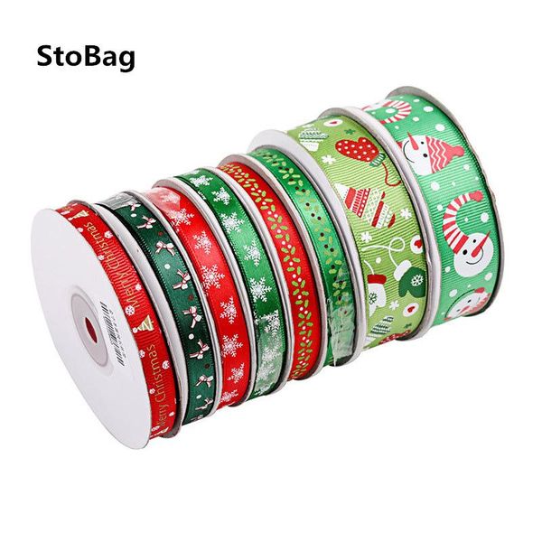 

party decoration stobag 22yards merry christmas gift decorating ribbon red/green candy box package diy handmade baby show favor