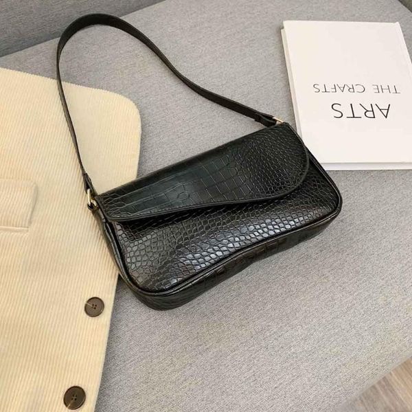 

storage bags ladies bag 2021 fashion retro tote casual simple shoulder phone handbags for women black