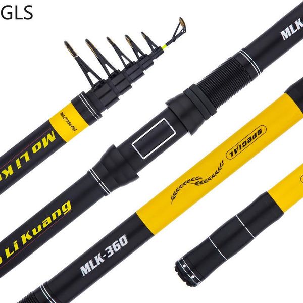 

2.1m 2.4m 2.7m 3.0m 3.6m super light hard carbon fiber freshwater saltwater fishing rod portable spinning boat rods