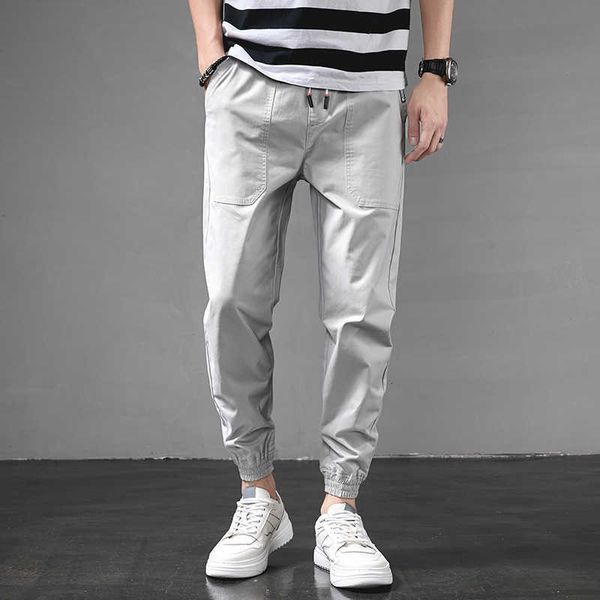 

men's pants spring summer fashion joggers men spliced designer loose fit casual cargo streetwear hip hop overalls harem trousers 2, Black