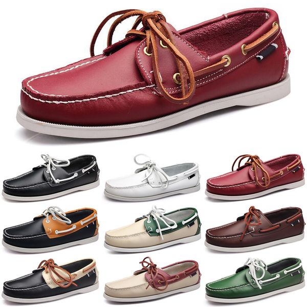 

black men casual loafers shoes outdoor flat slip on fashion mens trainers sneakers size 40-45 color40638 fashi s