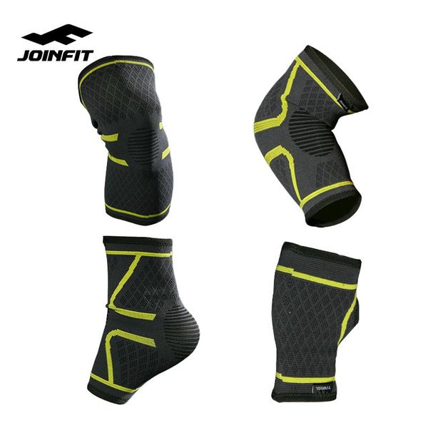 

sports kneepad elbow pads ankle support fitness gear gym workout basketball volleyball brace protector & knee, Black;gray
