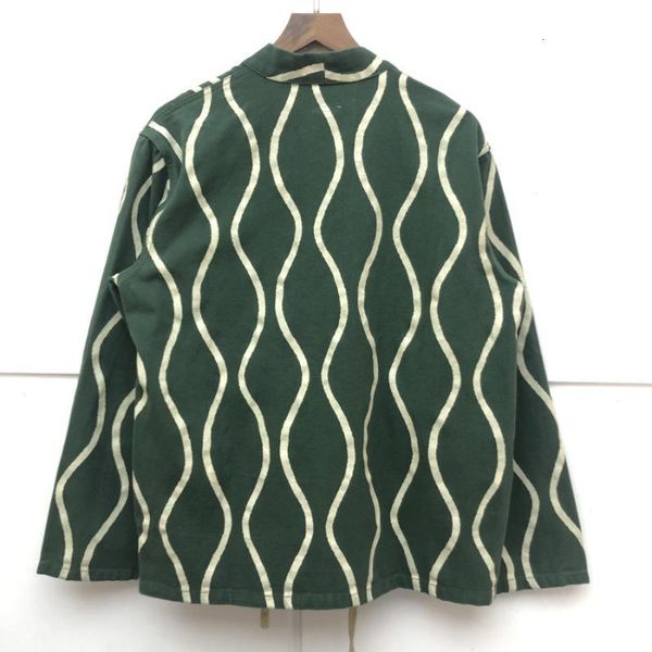 

men's jackets green kapital cardigan jacket men women 1:1 denim coat open stitch outwear mens clothing 0n7s, Black;brown