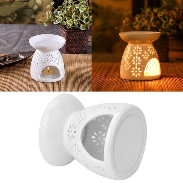 

mini ceramic essential oil lamp hollow decoration candle burner househ d6k2 fragrance lamps