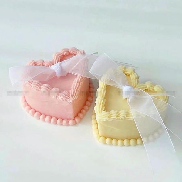 

craft tools heart cake shape silicone candle mold 3d home handmade mould soap