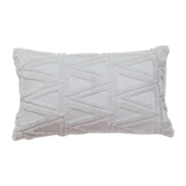 

pillow case indoor sofa seat bedroom wool cushion covers living room plush triangle protection bench washable home decor with zippers