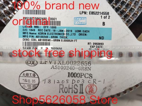 

smart power plugs as100240-6r8n 100% original 10pcs-100pcs/lot
