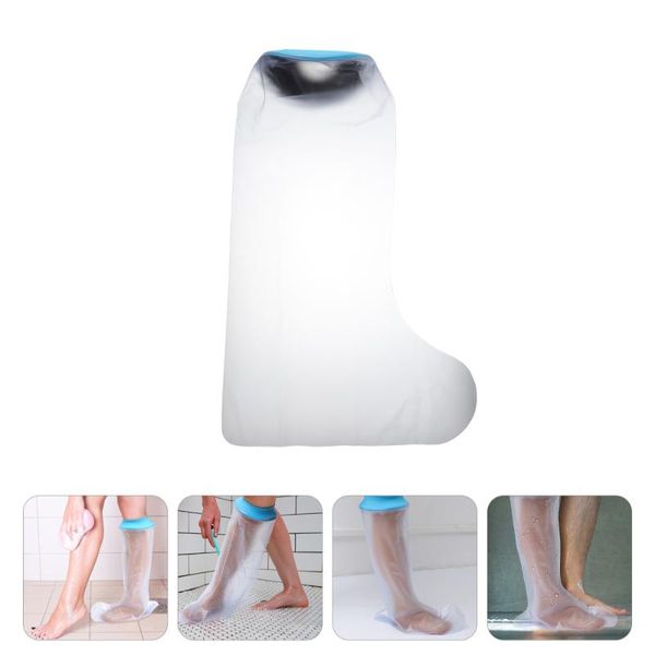 

1pc waterproof foot protector cover plaster broken bathing sleeve aprons