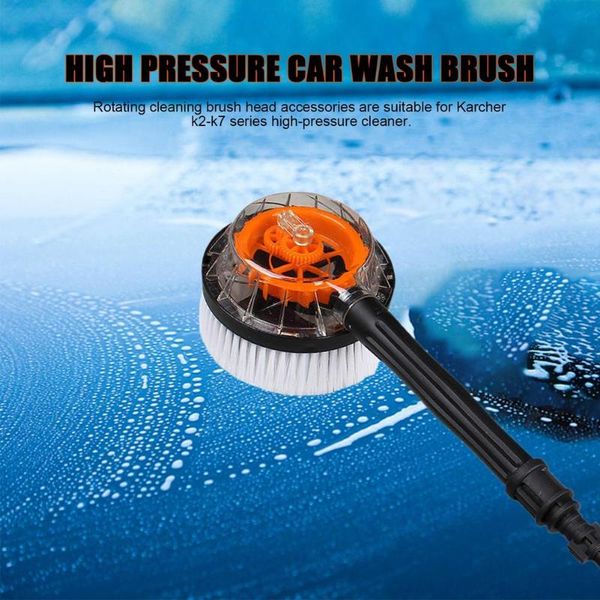 

car sponge foam brush auto windshield washing spray rotating portable clean tools with adapter 360-degree