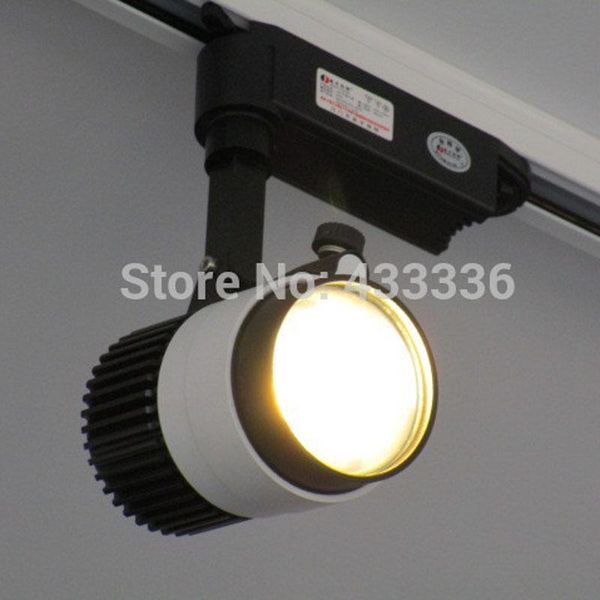 

wholesale led lights 20w 20pcs cob track light bridgelux spot wall lamp ac85-265v soptlight tracking