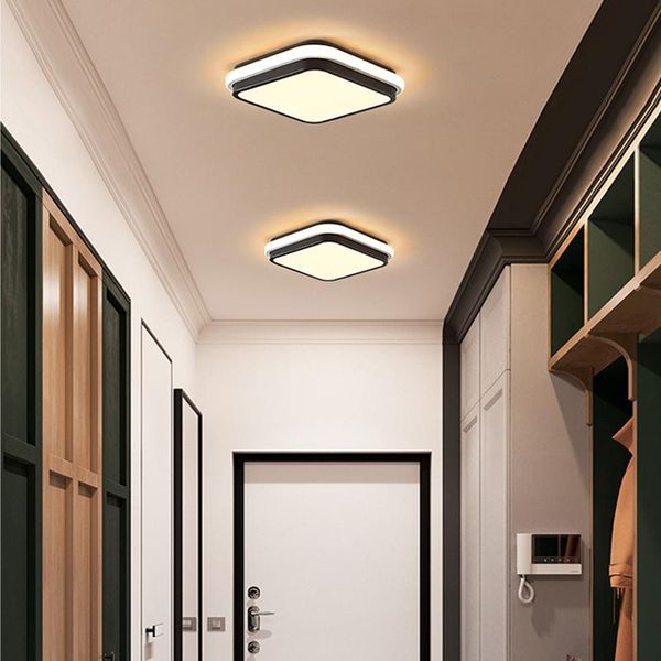 

ceiling lights modern led lamp black long strip rectangular bedroom aisle corridor balcony entrance surface mounted