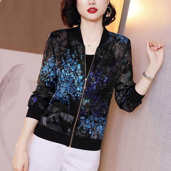 

women's jackets 2021 womens autumn casual jacket ladies color block pocket zipper front stand collar long sleeve basic coat out wear t1, Black;brown