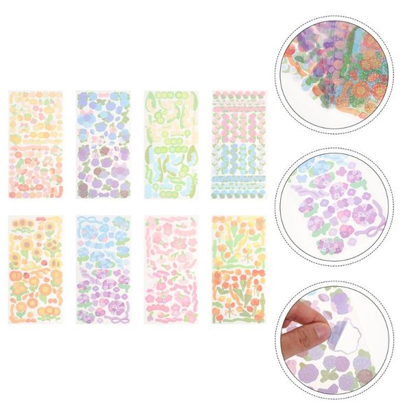 

gift wrap 8 sheets of unique scrapbooking stickers phone shell diy decals
